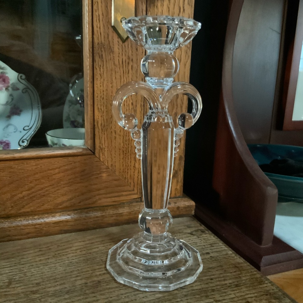 Vintage Crystal Candle Holder